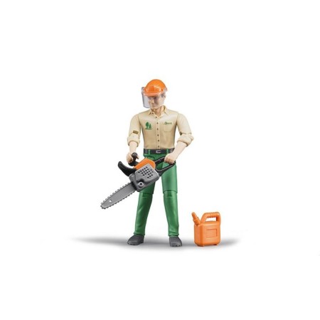 Bruder figurina muncitor forestier cu accesorii